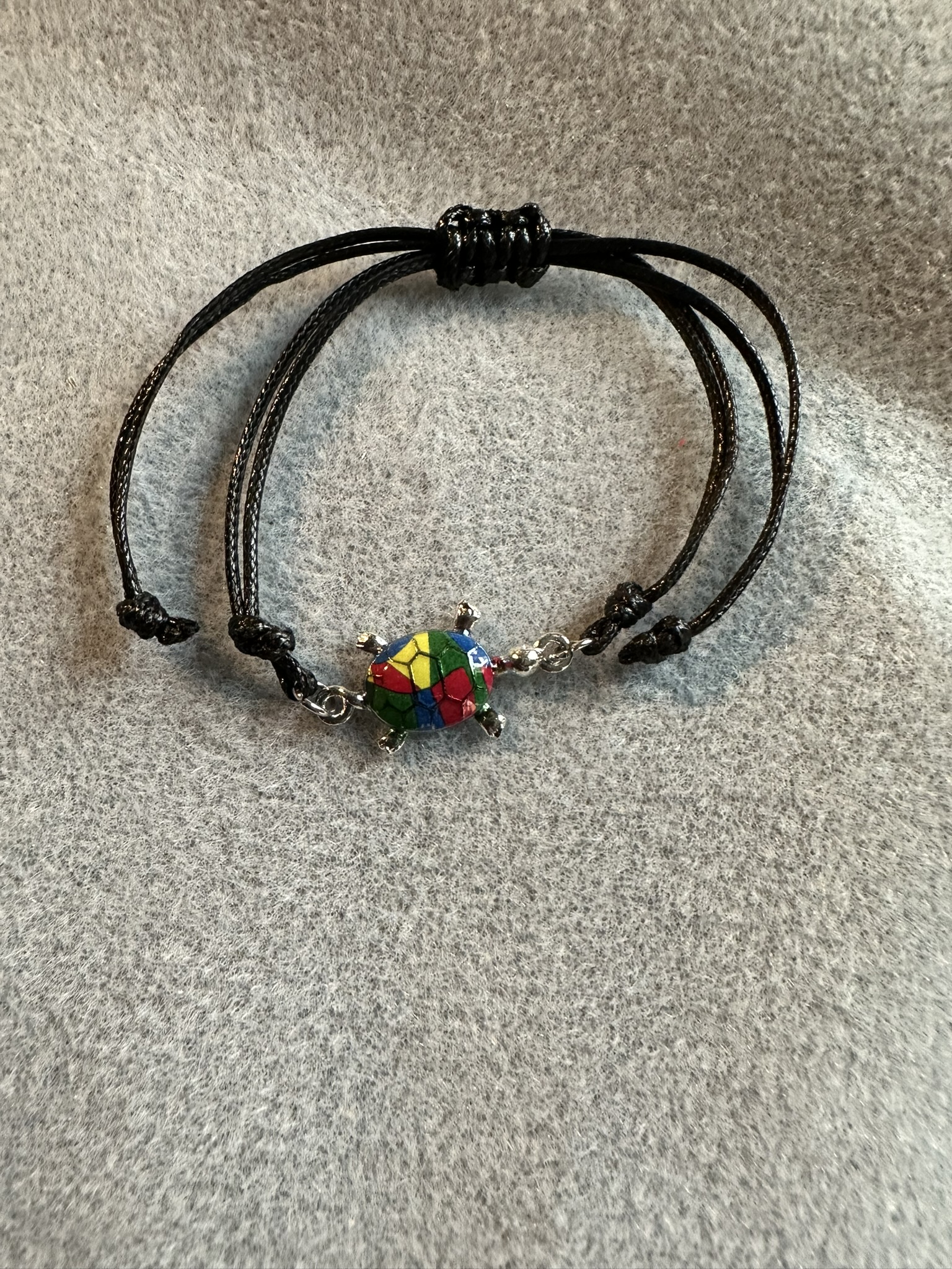Armband onesize röd/gul/blå