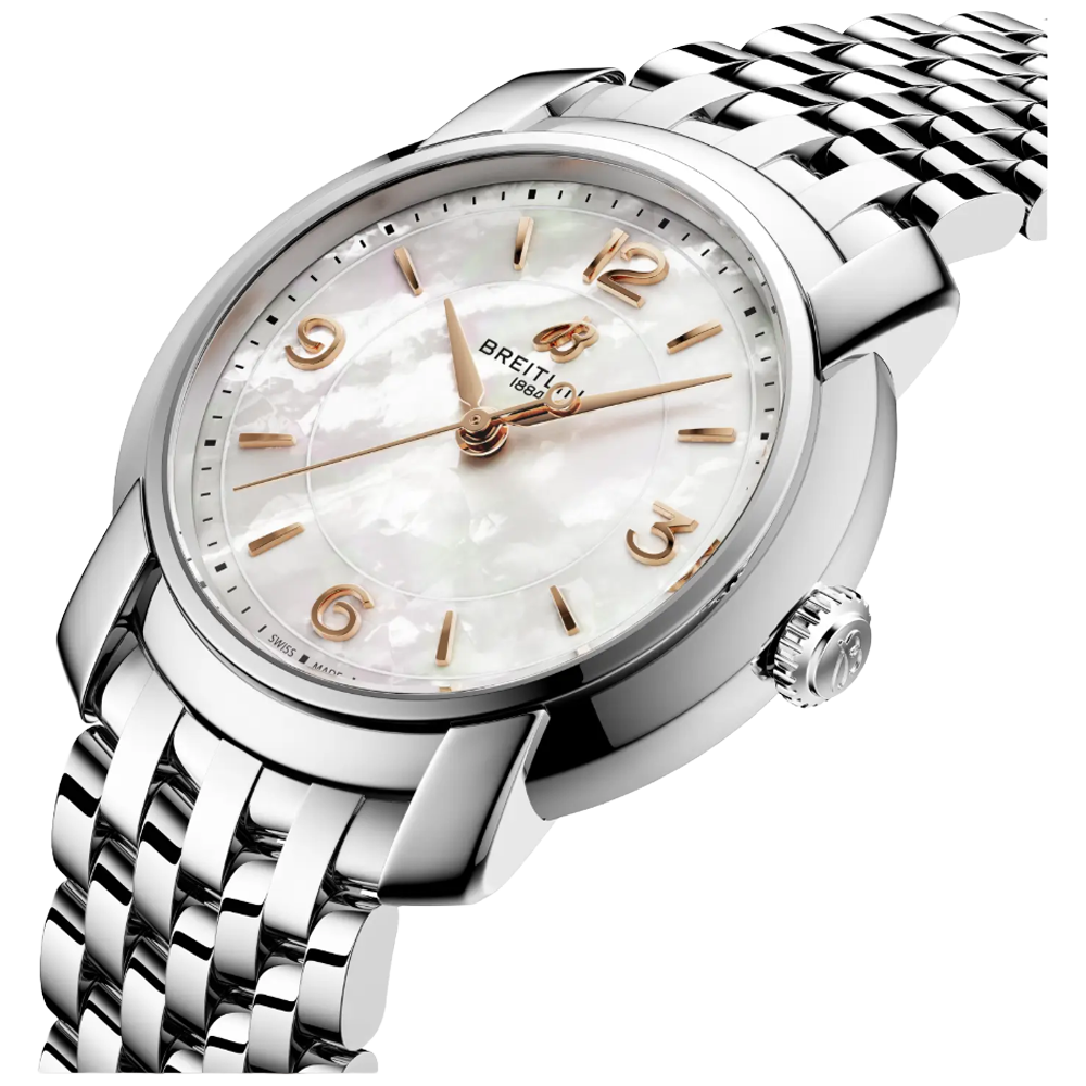 A77330121A2A1 Breitling Lady Premier 32 pärlemor profil