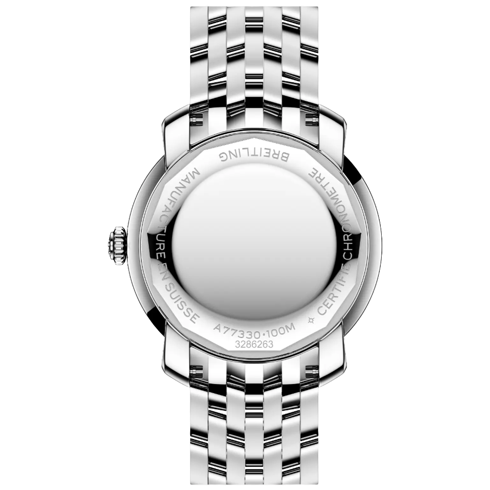 A77330121A2A1 Breitling Lady Premier 32 pärlemor baksida