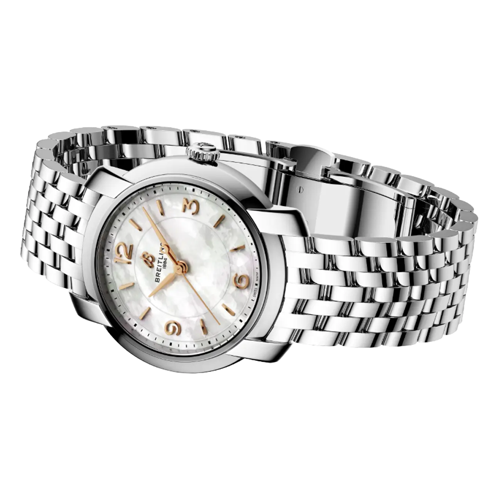 A77330121A2A1 Breitling Lady Premier 32 pärlemor sida