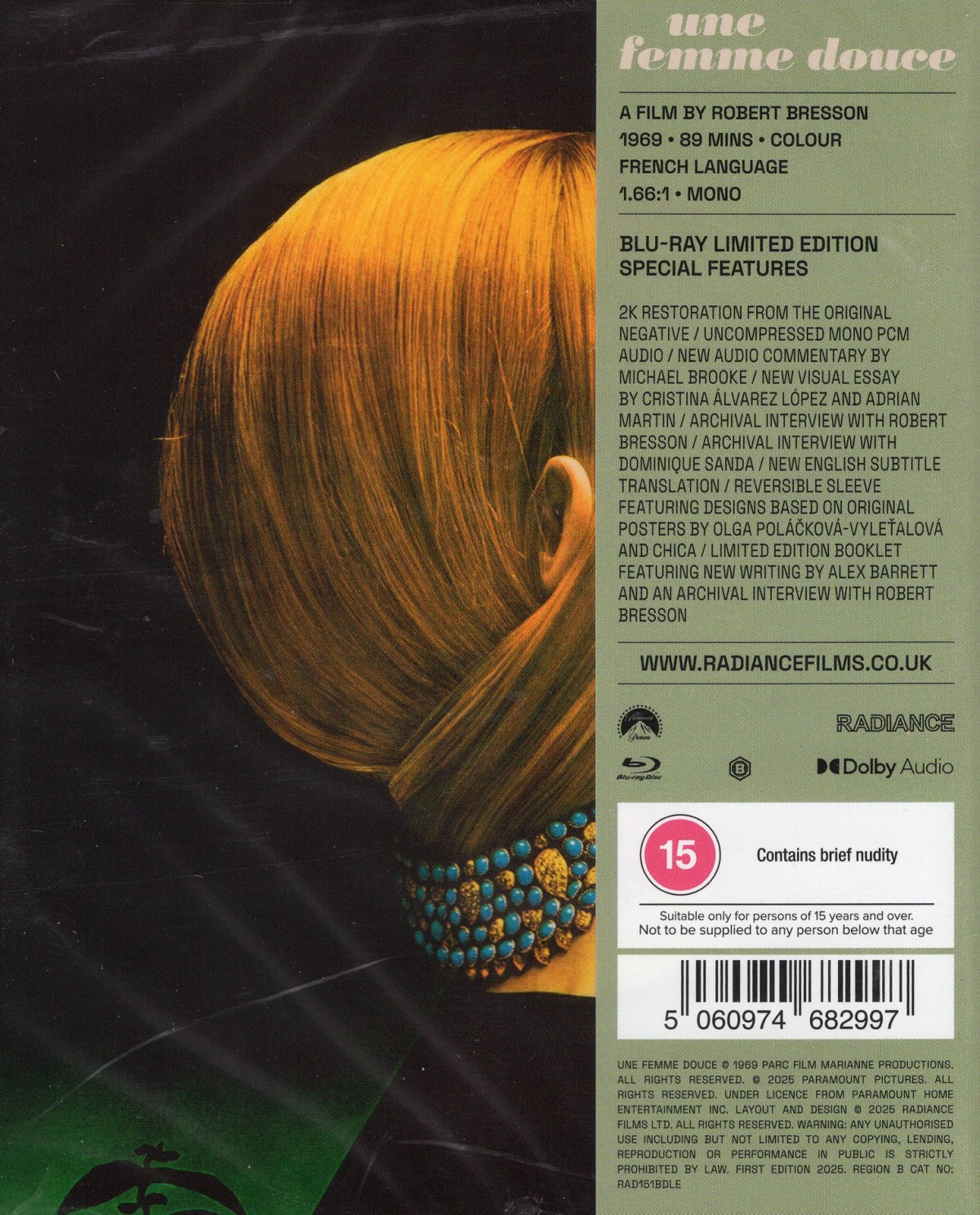 Une Femme Douce (Limited Edition) (ej svensk text) (Blu-ray) - 2