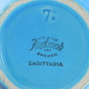 カールハリー・スタルハーネ  Sagittariaシリーズ  ブルーのベース  花のレリーフ装飾  (20cm)  1950年代