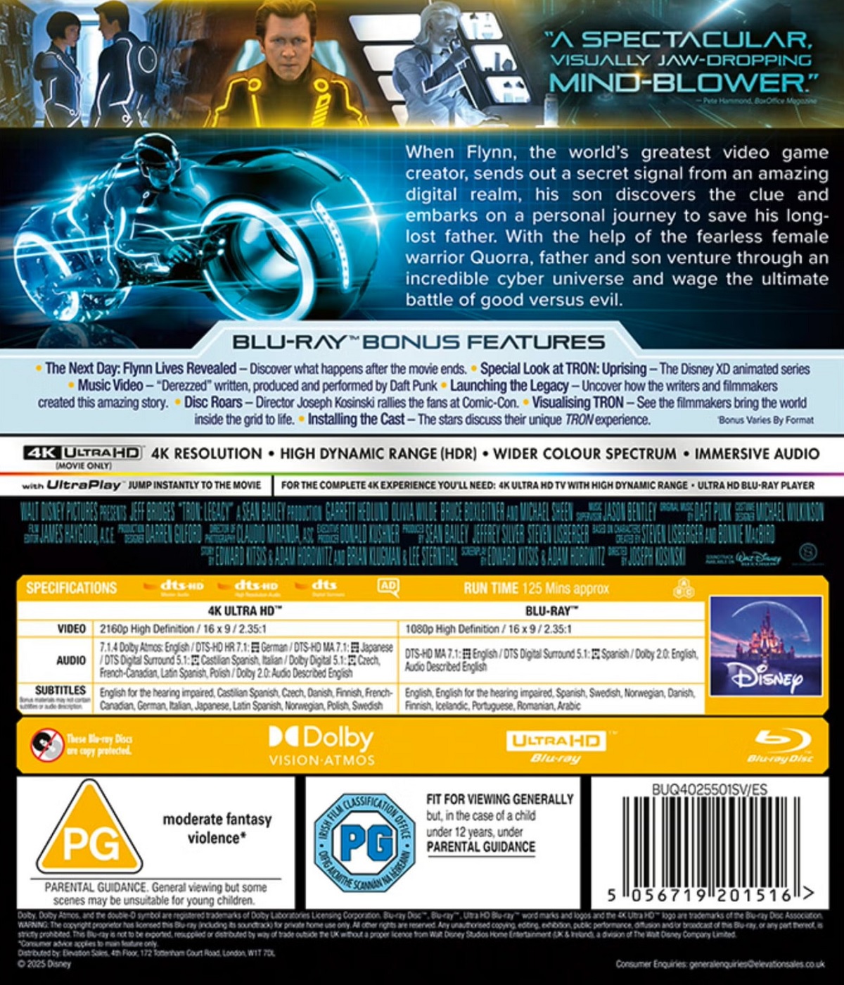 Tron Legacy (Limited Edition Steelbook) (4K Ultra HD + Blu-ray) - 2