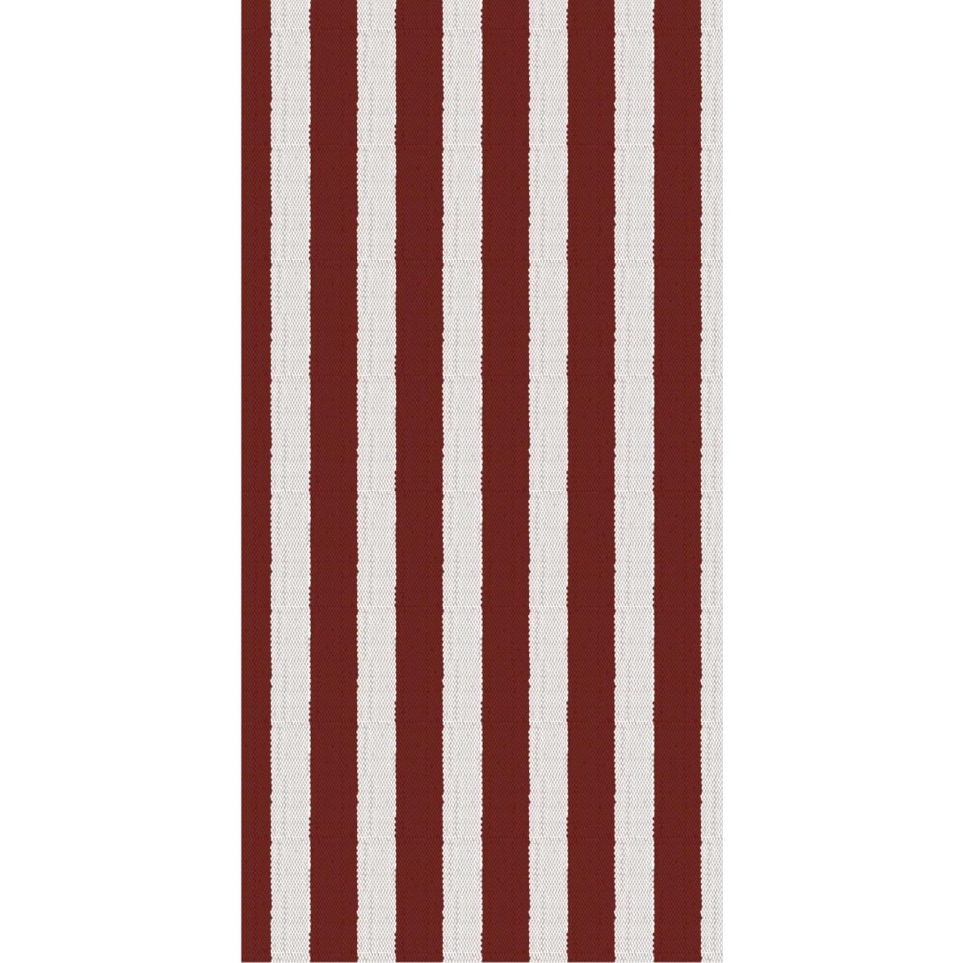 Servetter, röd rand "textil" - Ib Laursen