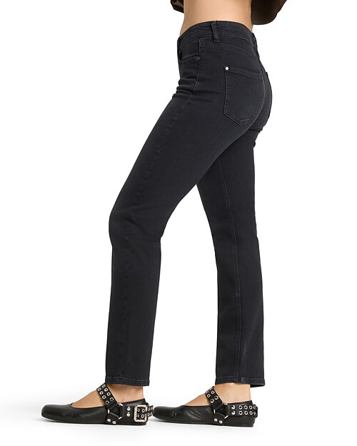 Jeans Piper long modern dark svart - 3