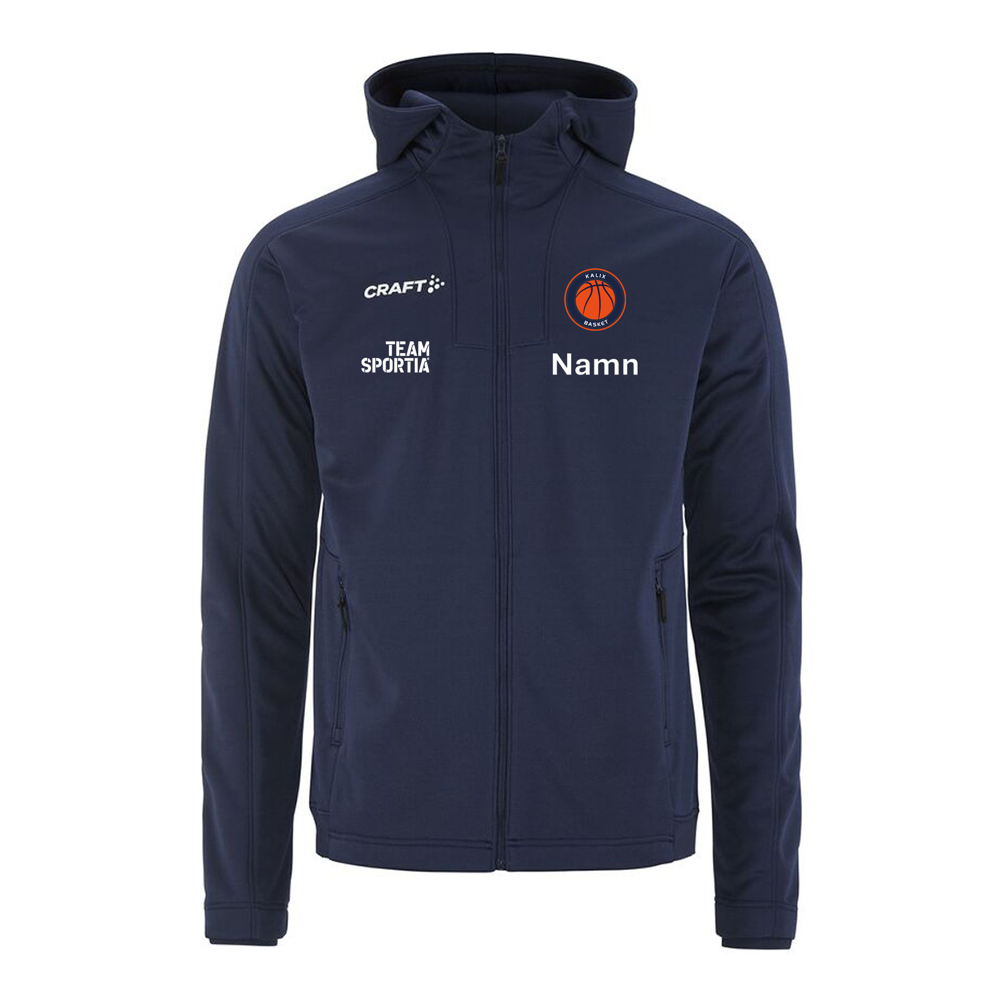 Craft Evolve 2.0 Brushed Hood Jkt Herr (Kalix Basket Ledare)