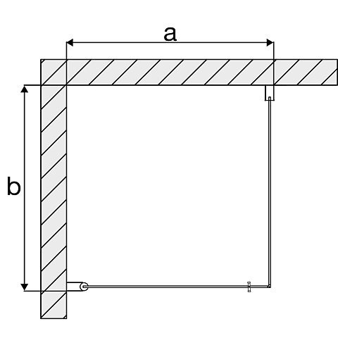 Square Black (2000 mm)