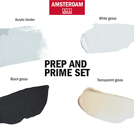 Amsterdam medium prep and prime set | 4 x 120 ml