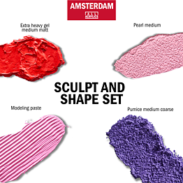 Amsterdam medium sculpt and shape set | 4 x 120 ml
