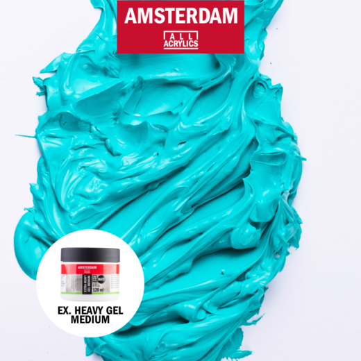 Amsterdam Extra heavy gel medium matt 022 | mini 120 ml - 4