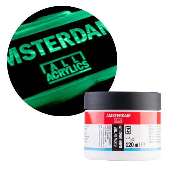 Amsterdam Glow in the dark medium 122 | mini 120 ml