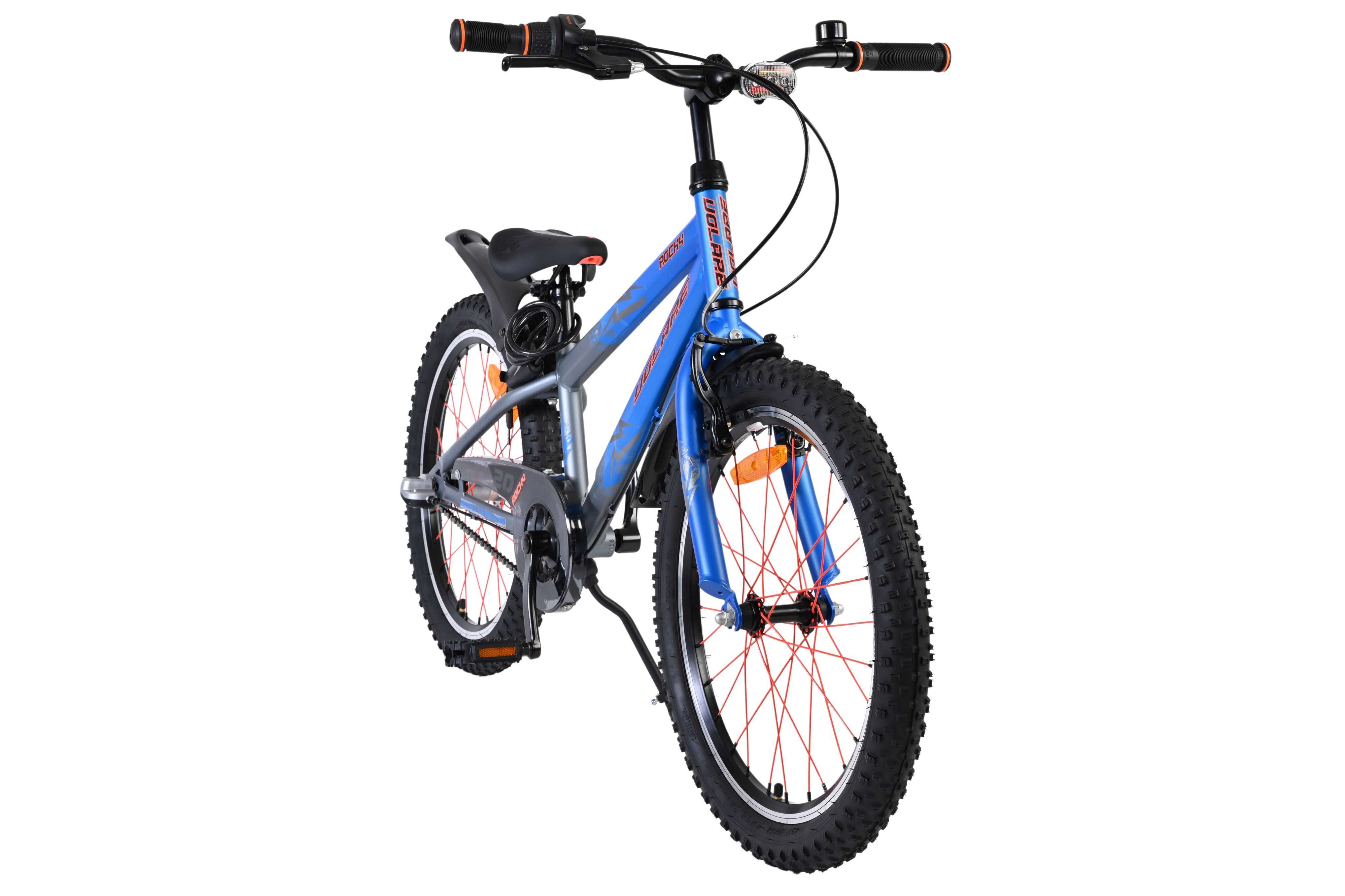 Barncykel Volare Rocky 20 Tum - 3 Växlar Blå för barn 6-8 år - 4