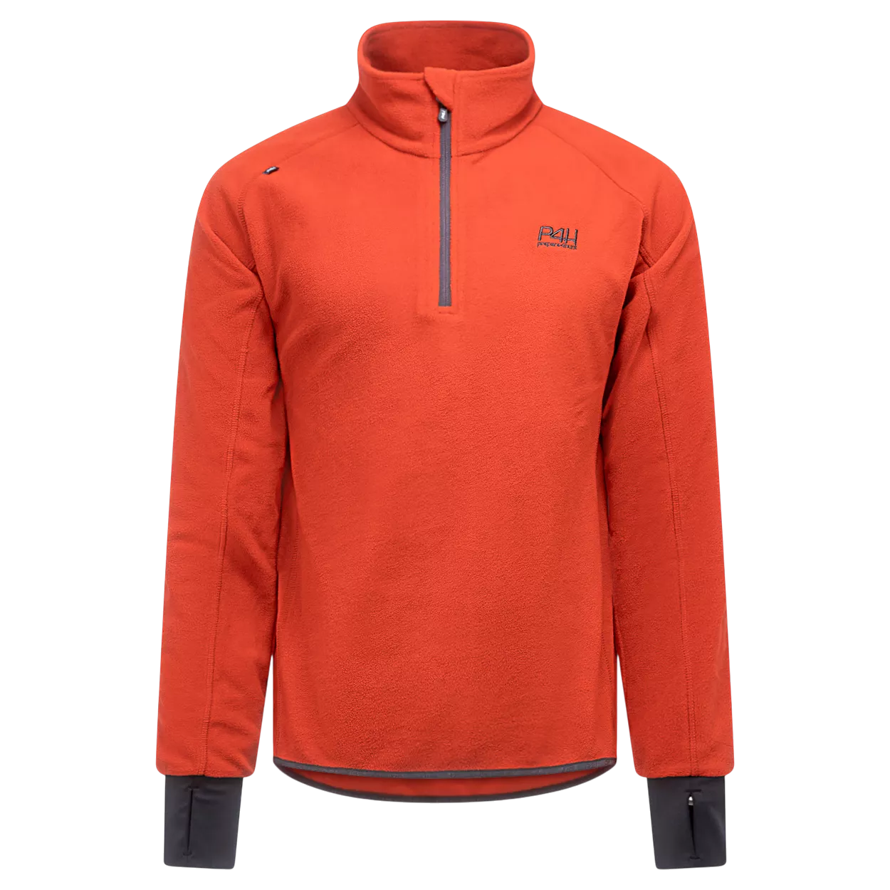 P4H 1/2 Zip Fleece Rust Orange - 4