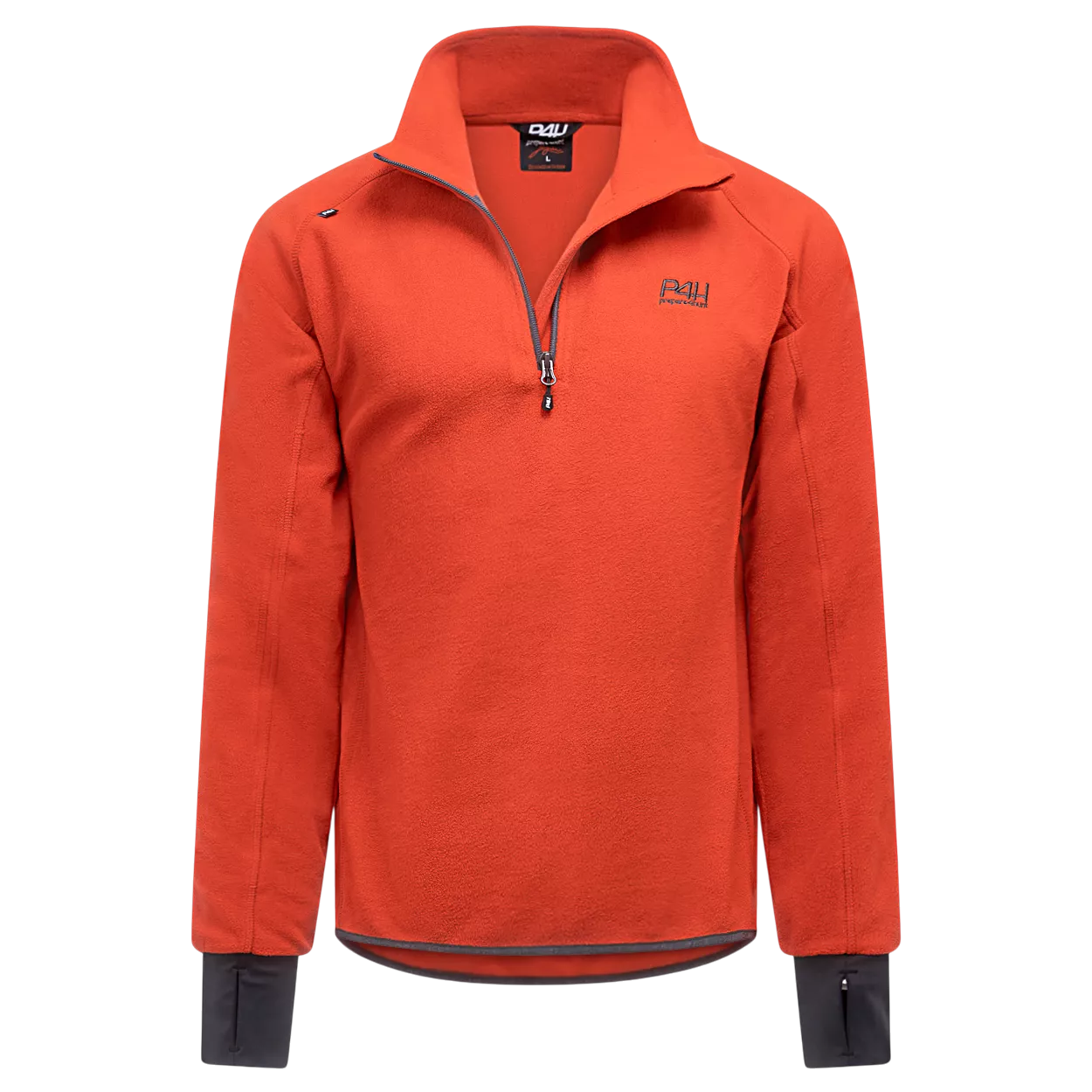 P4H 1/2 Zip Fleece Rust Orange - 2