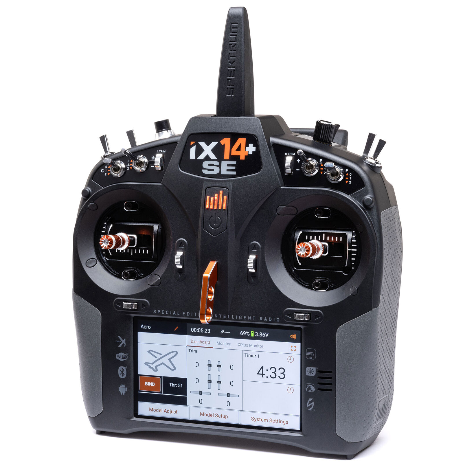 Spektrum iX14+ SE 20-Channel DSMX Transmitter Only - 3