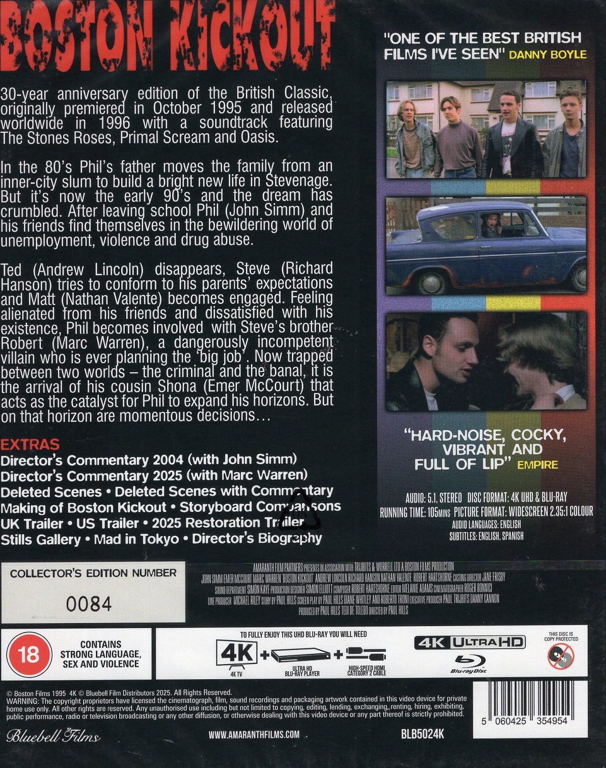 Boston Kickout (Limited Edition) (ej svensk text) (4K Ultra HD + Blu-ray) - 2