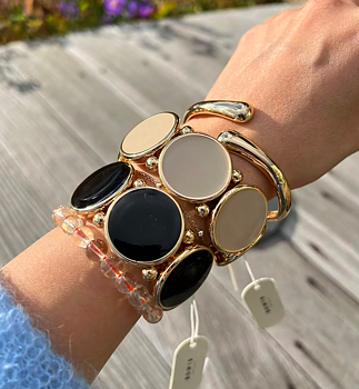BOW19 Ava Elastic Bracelet Black
