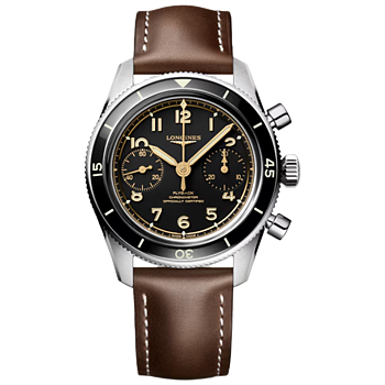 L3.721.4.53.2 Longines Spirit Pilot Flyback 39,5 svart