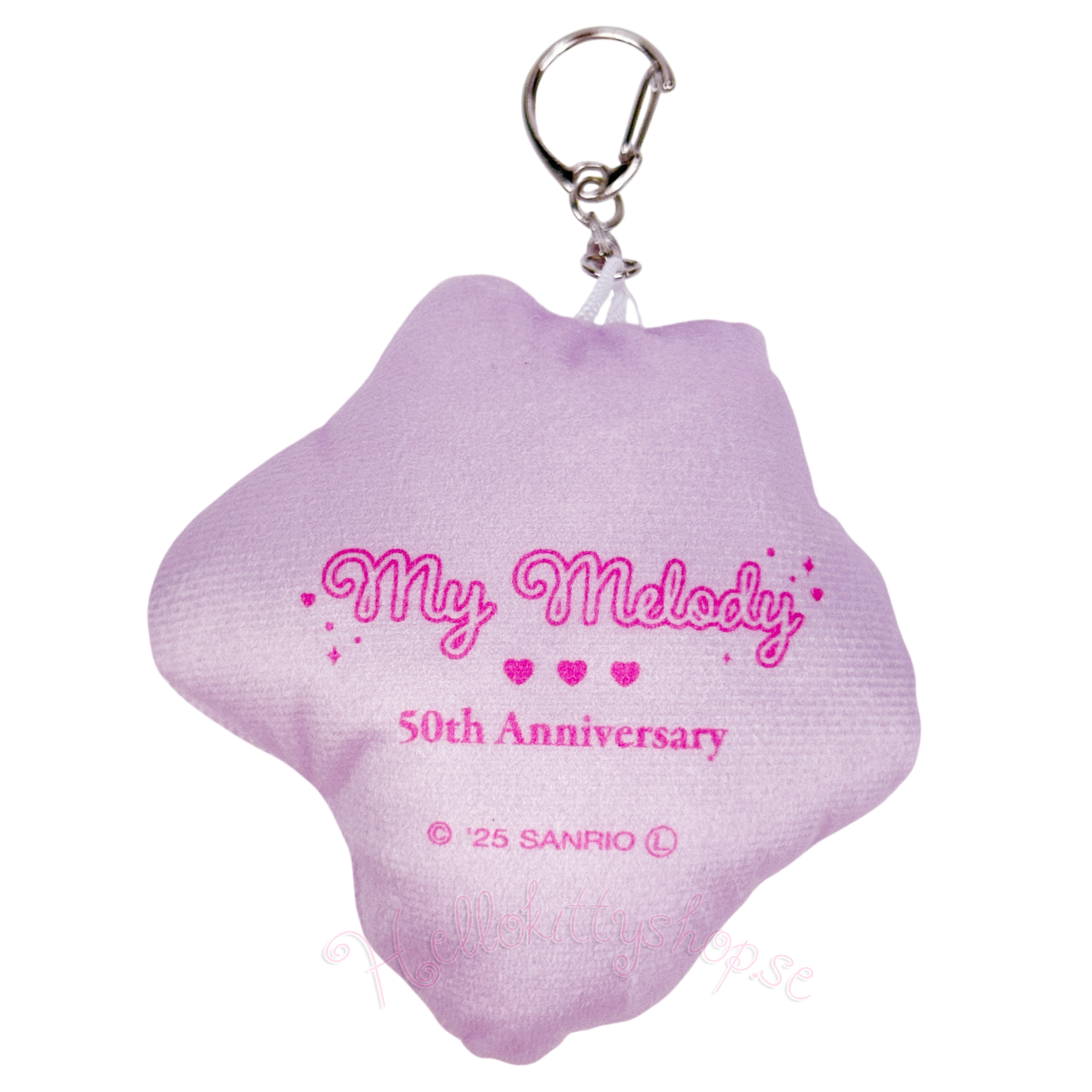 My Melody Plush Nyckelring /Bagcharm 50-årsjubileum - Rosa - 3