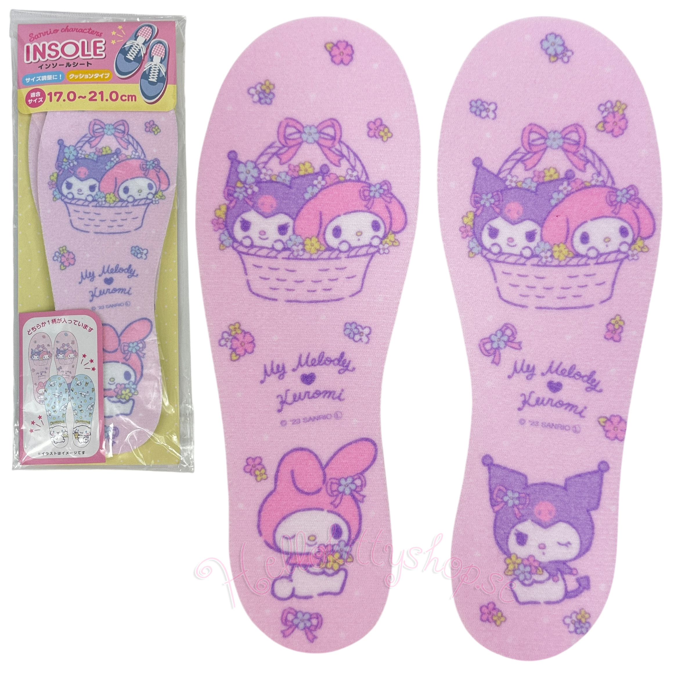 Sanrio Kuromi & My Melody Inläggssulor
