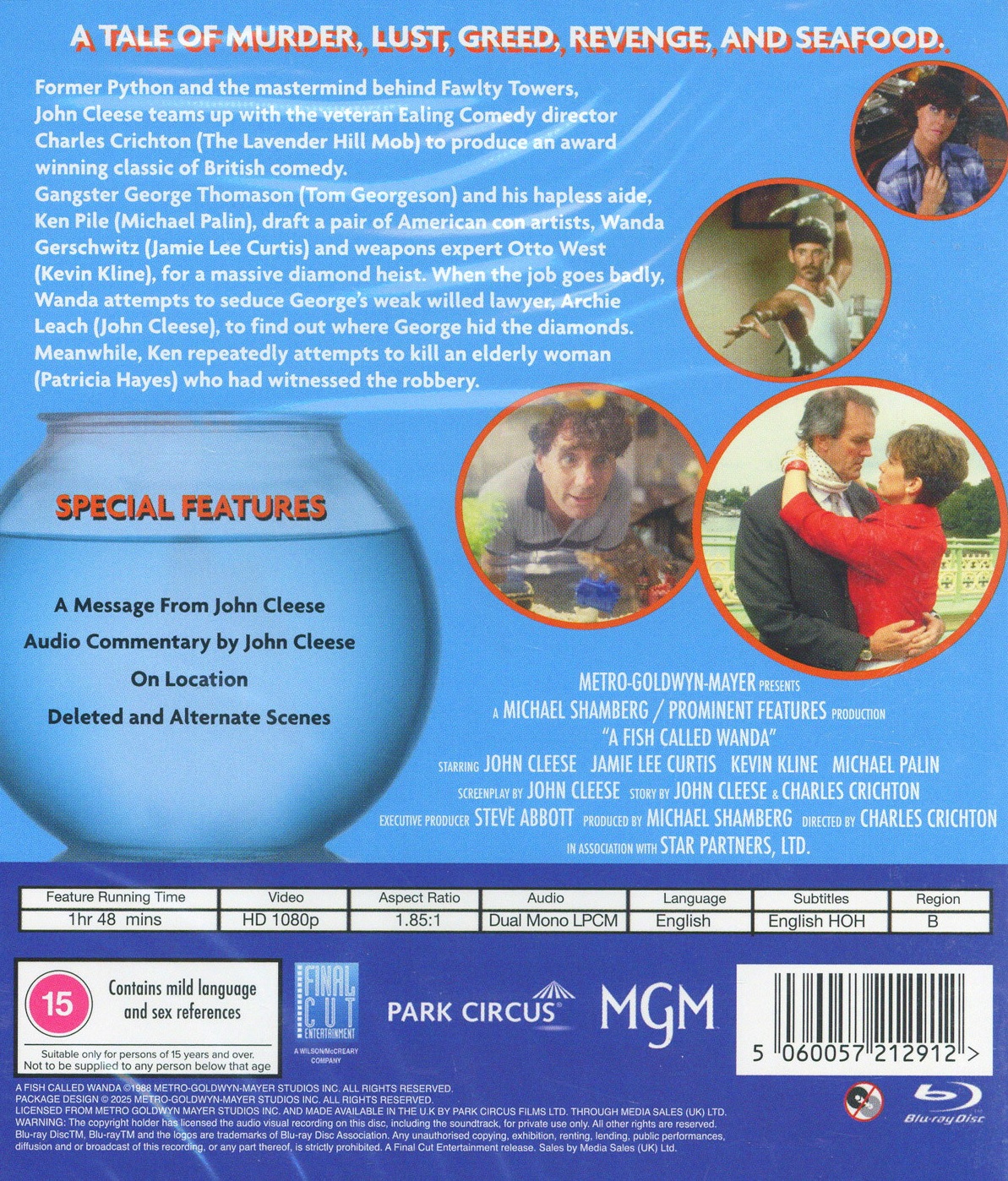 A Fish Called Wanda (ej svensk text) (Blu-ray) - 2
