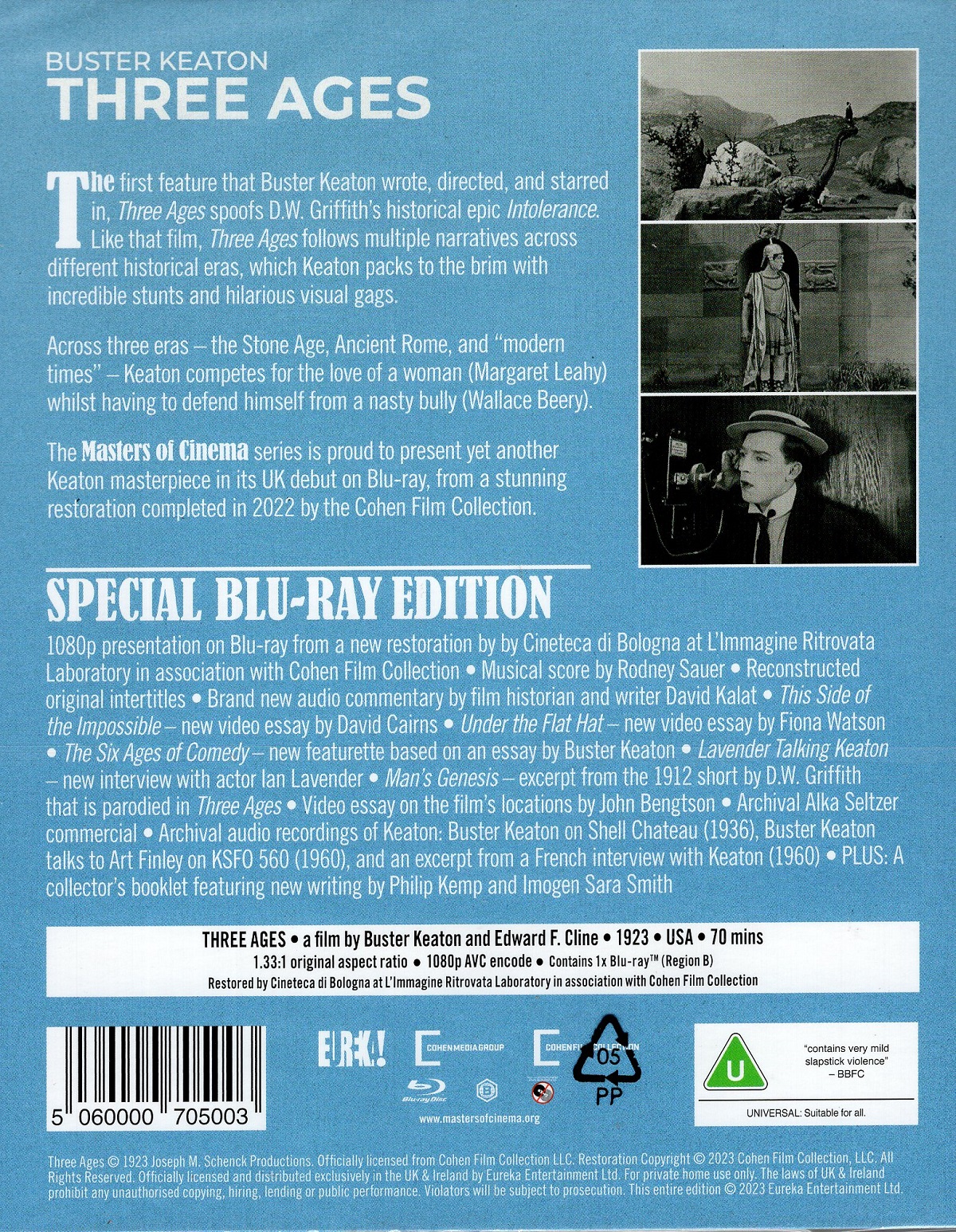 Buster Keaton: 3 Ages (Limited Edition) (ej svensk text) (Blu-ray) - 2