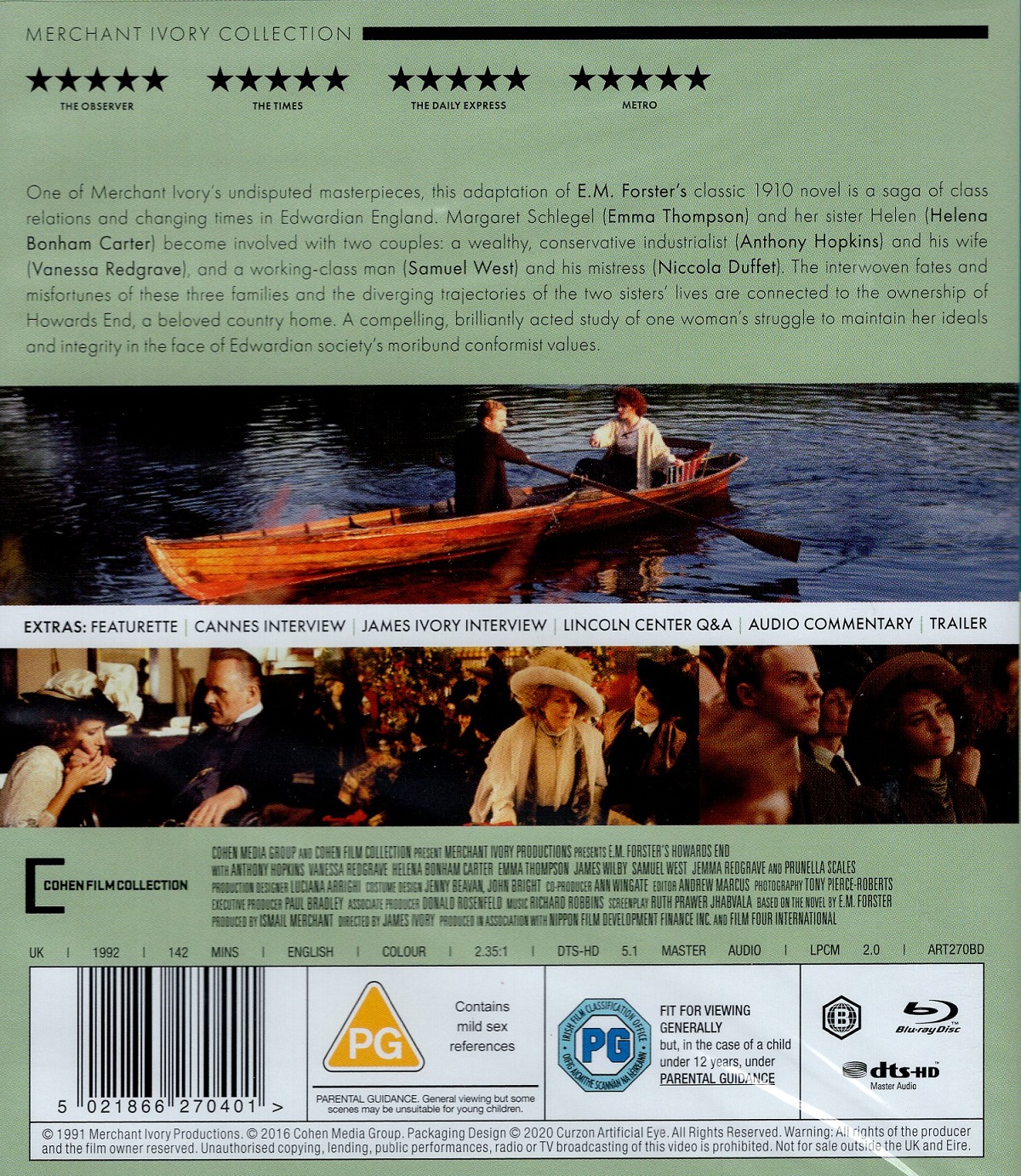 Howard's End (ej svensk text) (Blu-ray) - 2