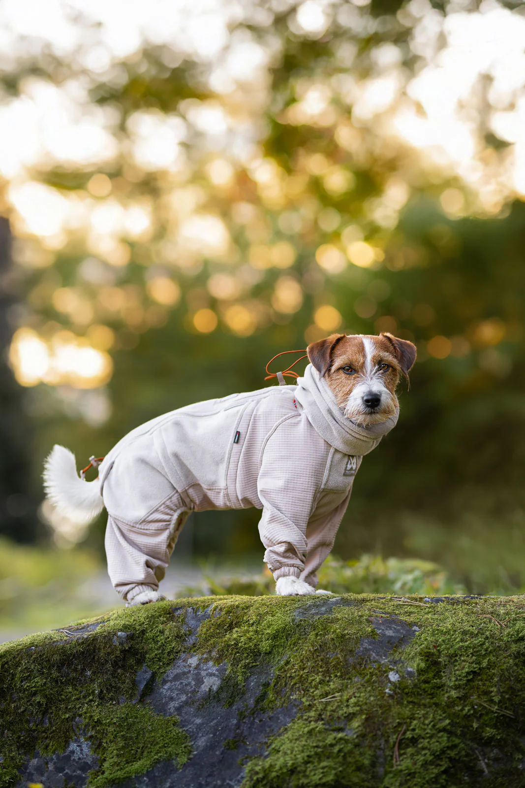 Non-stop beige fleeceoverall - Trail quest fleece overall beige