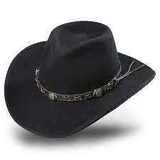 Cowboyhatt Walker svart