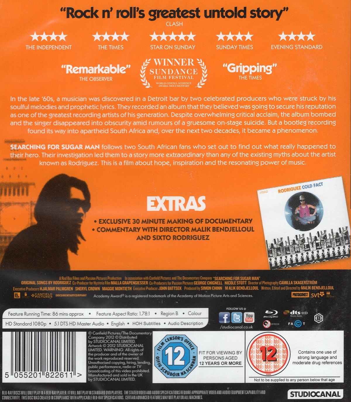 Searching For Sugar Man (ej svensk text) (Blu-ray) - 2