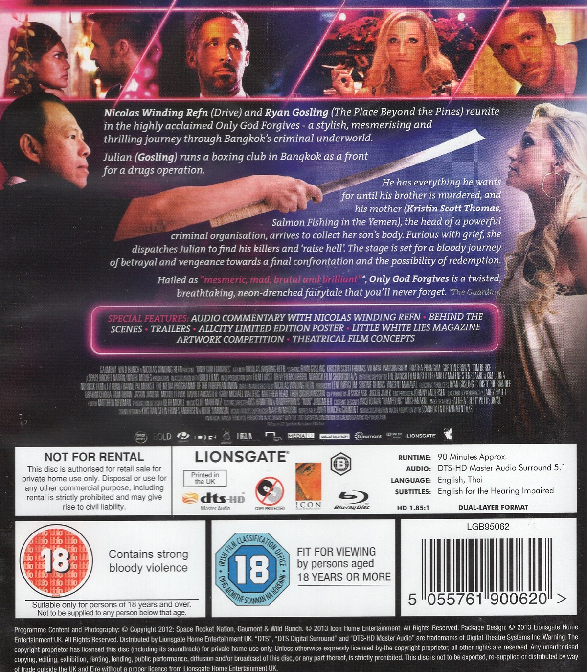 Only God Forgives (ej svensk text) (Blu-ray) - 2
