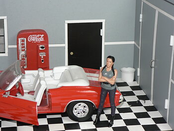 Figur Car Meet 3  Figur 7  1:24  American Diorama