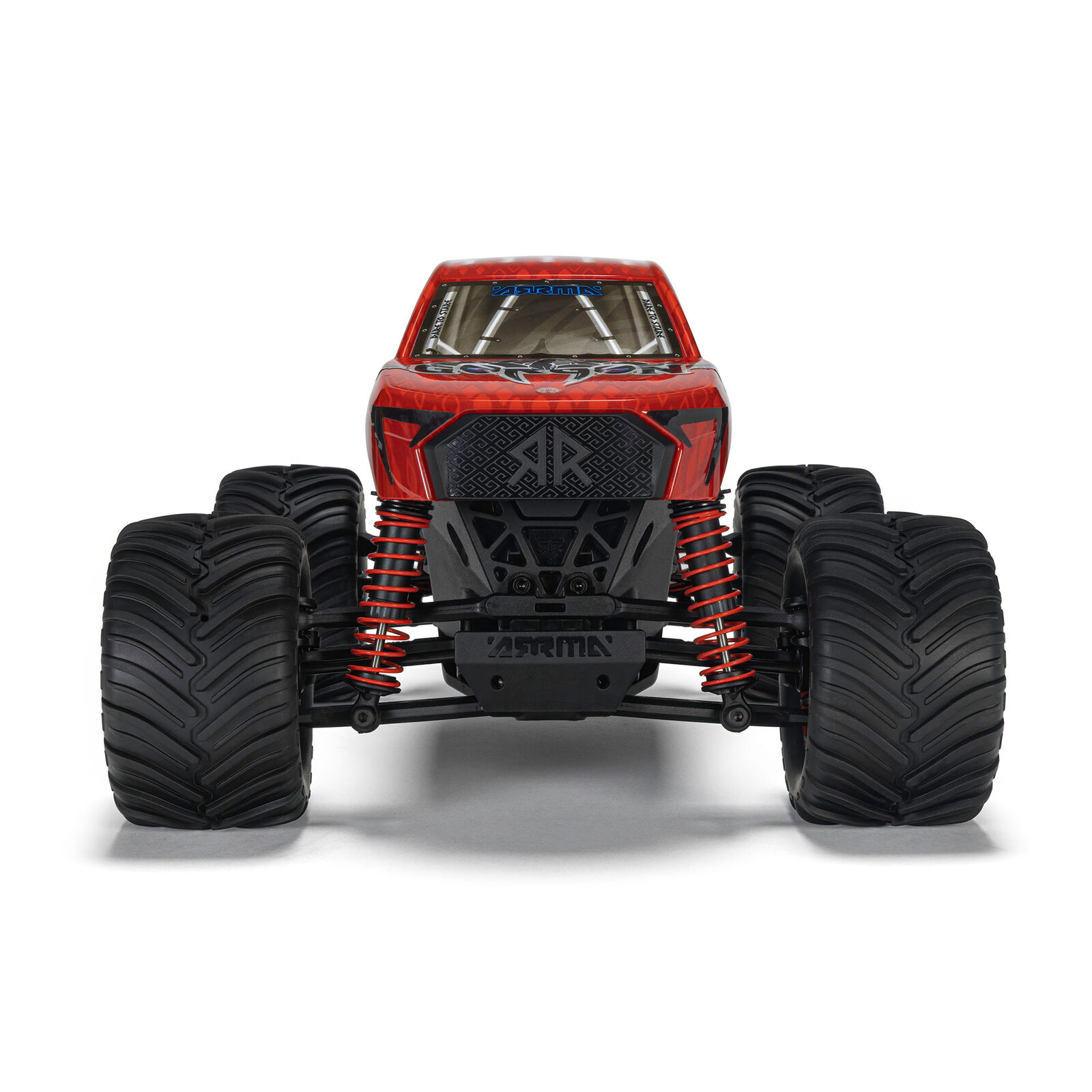 Arrma 1/16 GORGON GROM 4X4 RTR Brushed Monster Truck (Battery & Charger Included), Red - 7