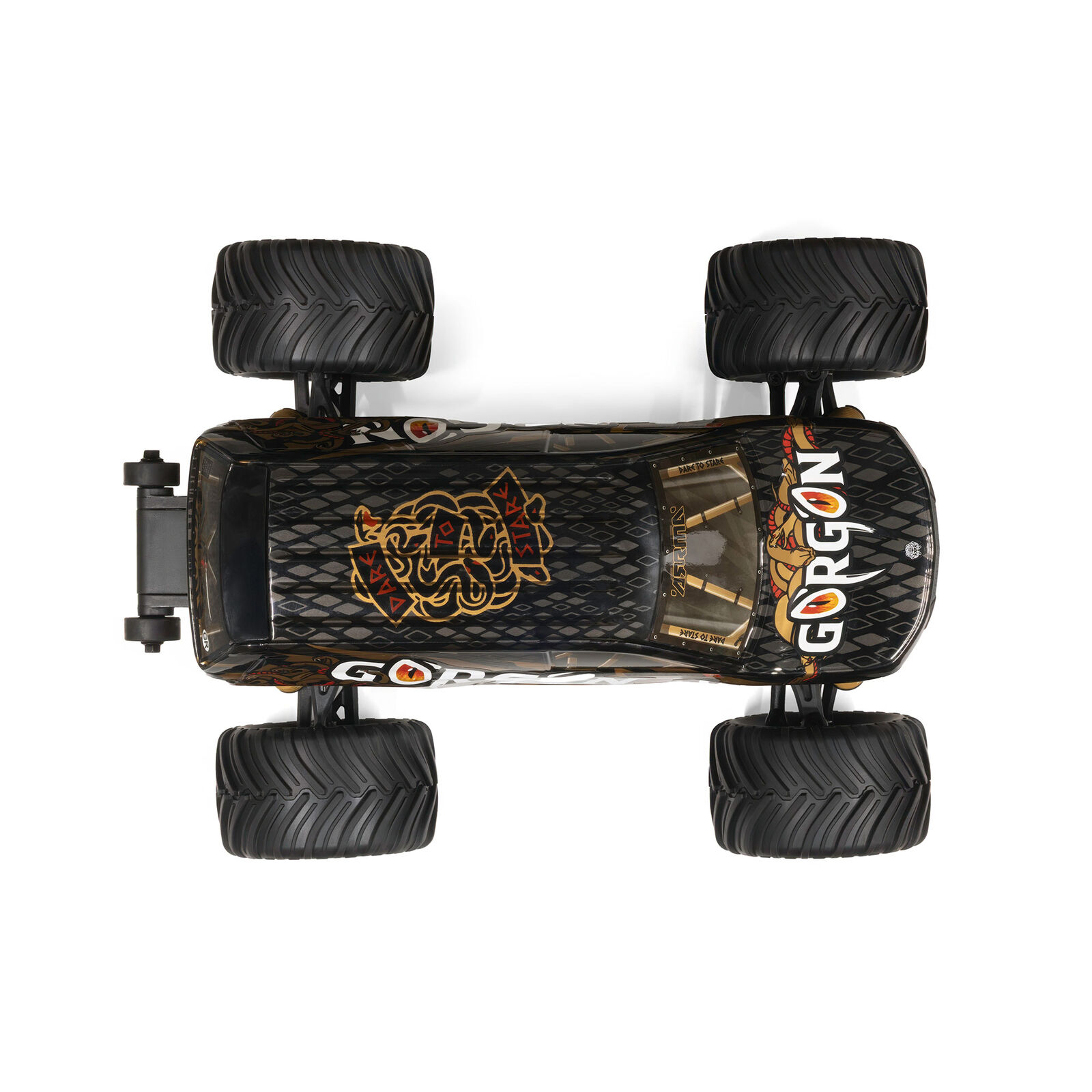 Arrma 1/16 GORGON GROM 4X4 RTR Brushed Monster Truck (Battery & Charger Included), Bronze - 2