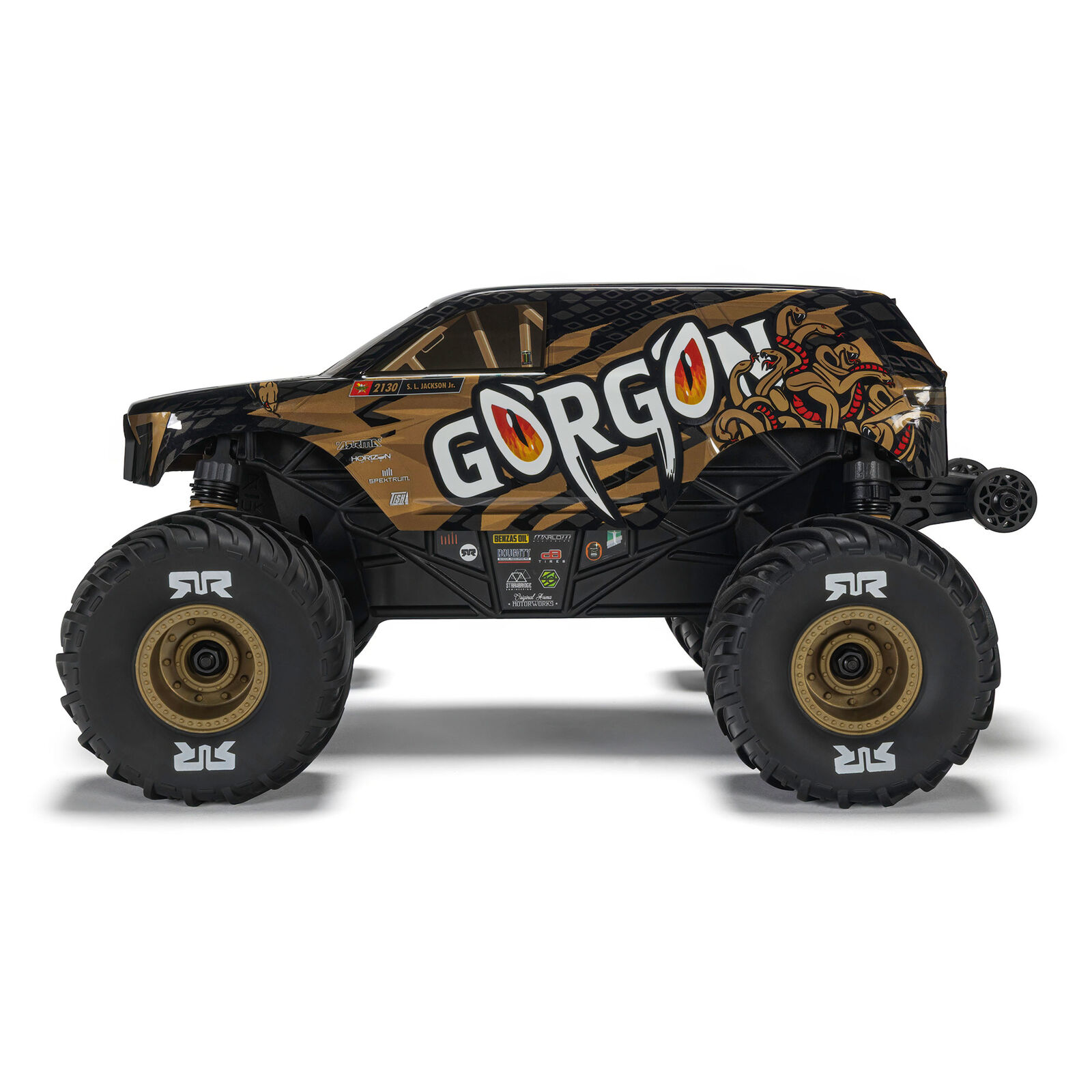 Arrma 1/16 GORGON GROM 4X4 RTR Brushed Monster Truck (Battery & Charger Included), Bronze - 6