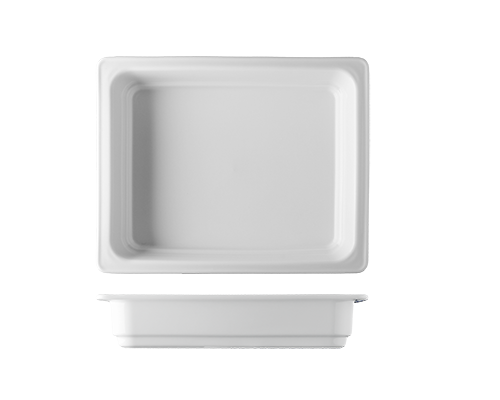 Gastronorm GN fat i vitt Porslin  - 8