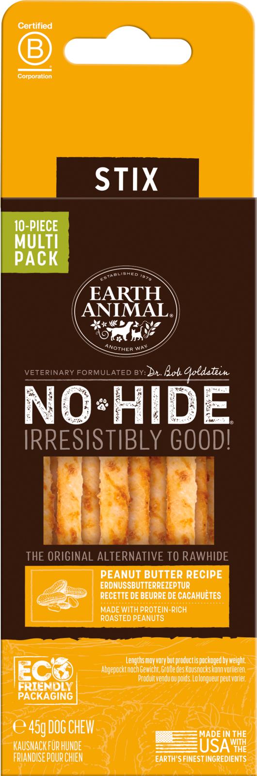 Earth Animal No-Hide STIX Chew - Peanut Butter - 2