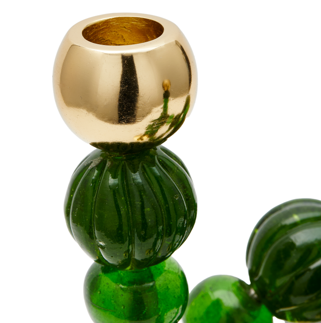  Pols Potten Ljusstake Beads Dark Green - Large - 3