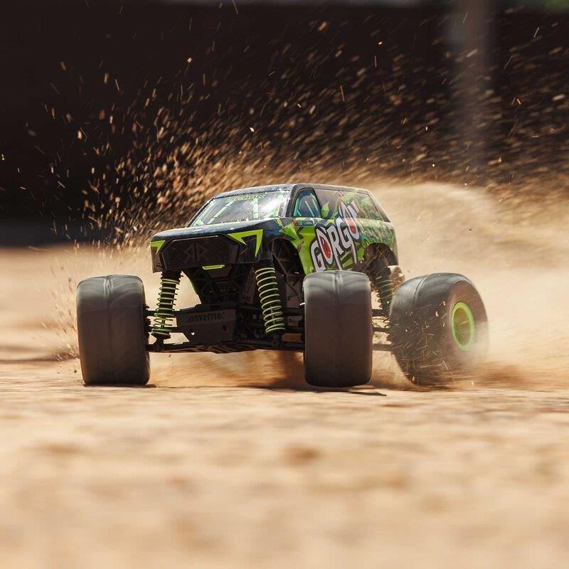 ARRMA 1/16 GORGON GROM 4X4 RTR Brushed MT (Battery & Charger Included), Yellow - 4