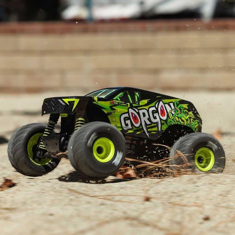 ARRMA 1/16 GORGON GROM 4X4 RTR Brushed MT (Battery & Charger Included), Yellow - 10