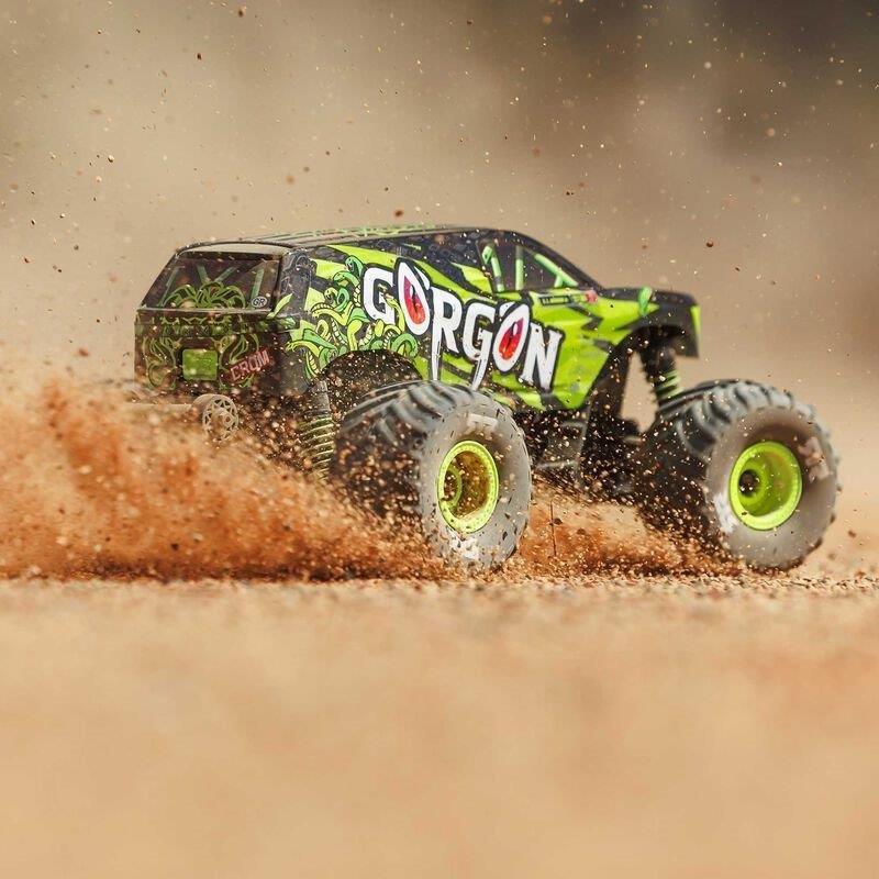 ARRMA 1/16 GORGON GROM 4X4 RTR Brushed MT (Battery & Charger Included), Yellow - 9