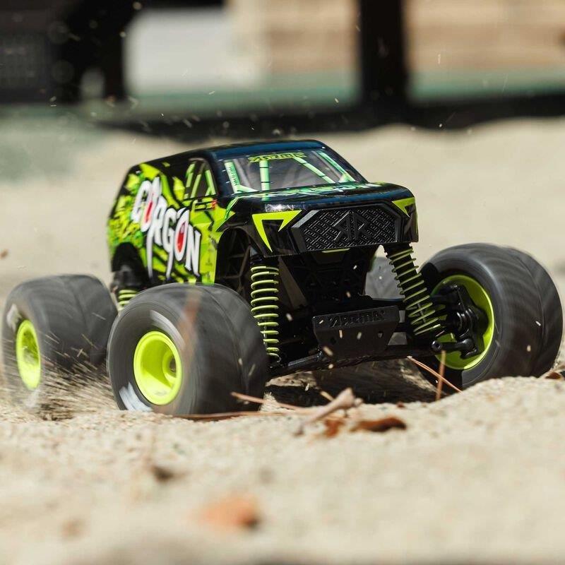 ARRMA 1/16 GORGON GROM 4X4 RTR Brushed MT (Battery & Charger Included), Yellow - 5