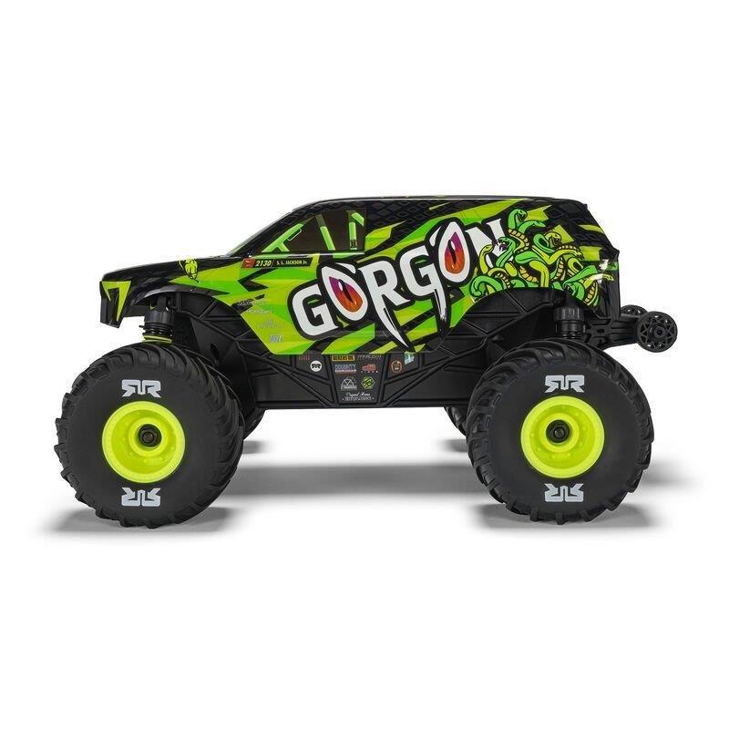 ARRMA 1/16 GORGON GROM 4X4 RTR Brushed MT (Battery & Charger Included), Yellow - 14