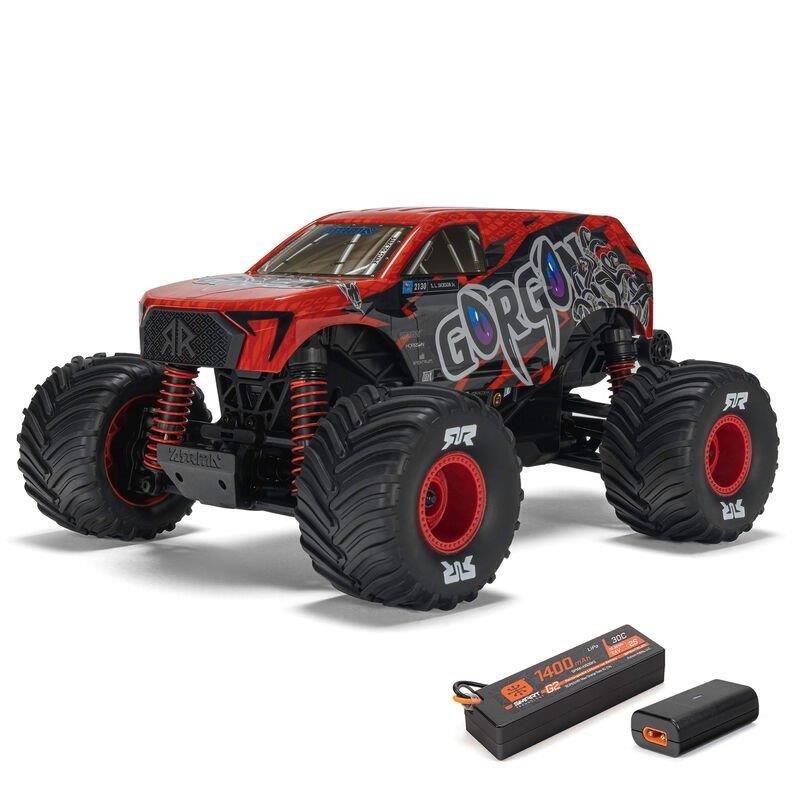 ARRMA 1/16 GORGON GROM 4X4 RTR Brushed MT (Battery & Charger Included), Red - 2