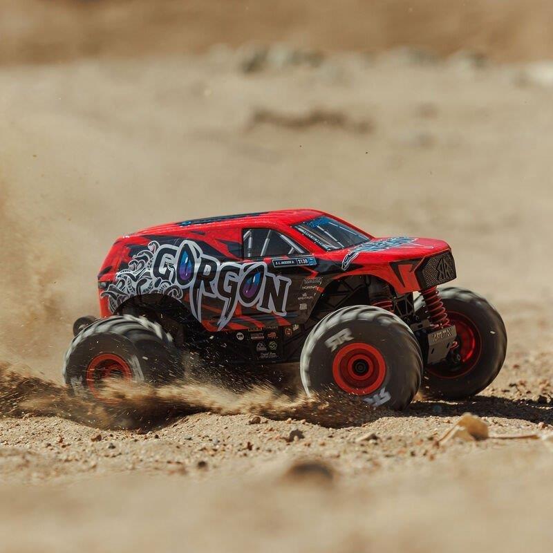 ARRMA 1/16 GORGON GROM 4X4 RTR Brushed MT (Battery & Charger Included), Red - 4