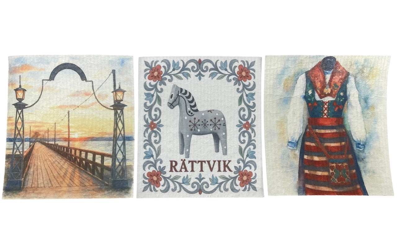 Dishcloth - Tribute to Rättvik!