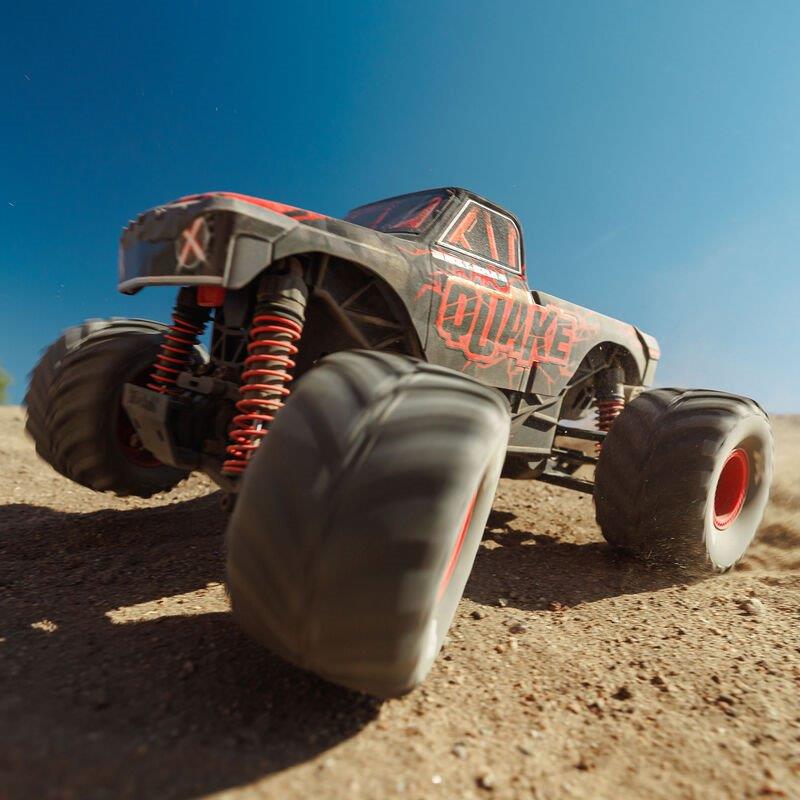 ARRMA 1/16 QUAKE GROM 4X4 RTR Brushed MT (Battery & Charger Included), Red - 7