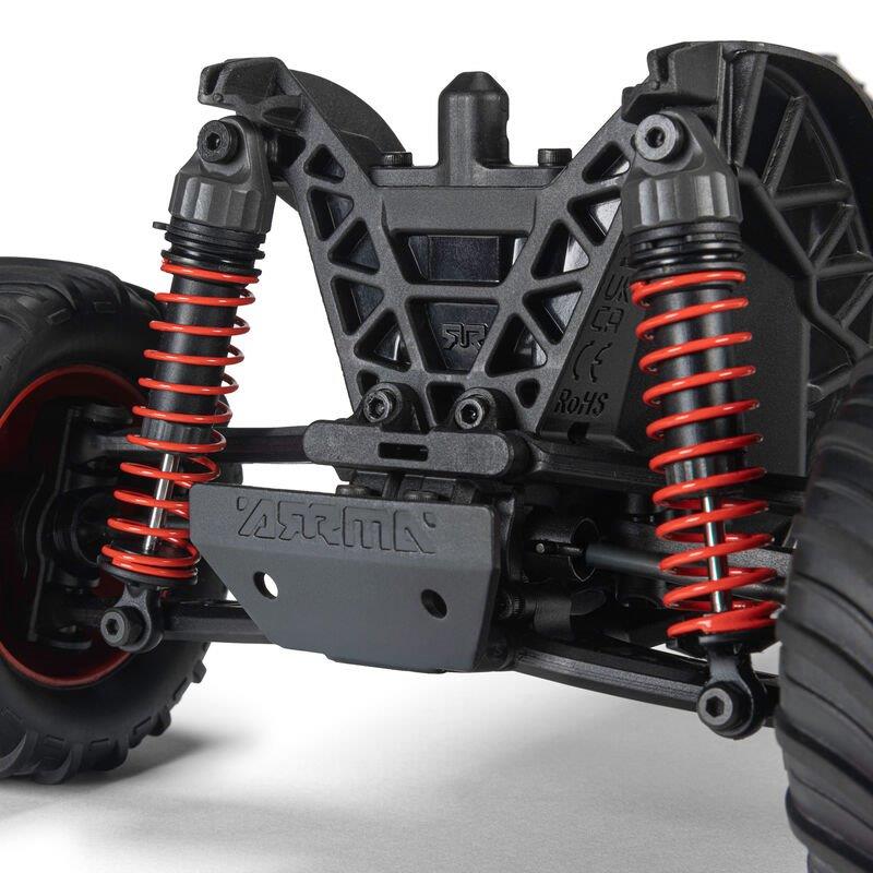 ARRMA 1/16 QUAKE GROM 4X4 RTR Brushed MT (Battery & Charger Included), Red - 21