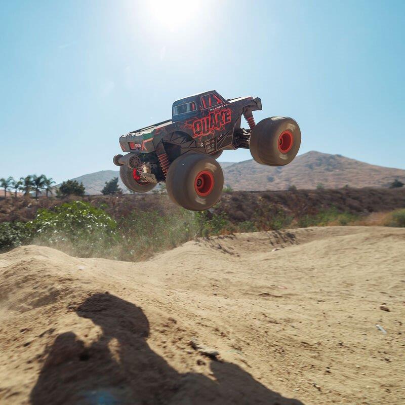 ARRMA 1/16 QUAKE GROM 4X4 RTR Brushed MT (Battery & Charger Included), Red