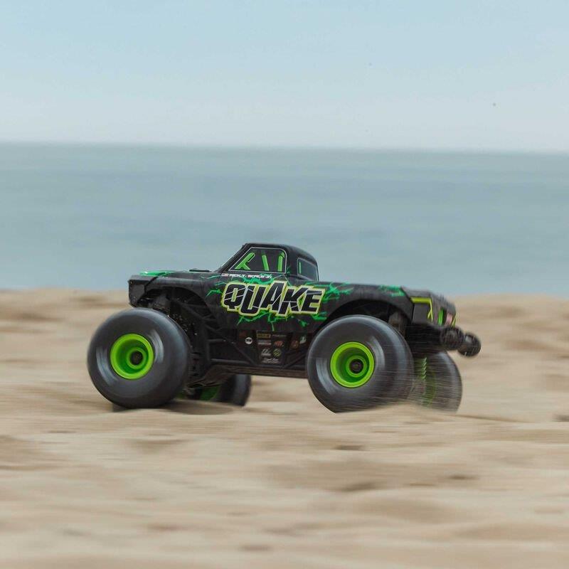 ARRMA 1/16 QUAKE GROM 4X4 RTR Brushed MT (Battery & Charger Included), Green - 6